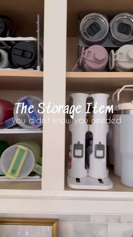 Must have Amazon kitchen organization and storage! Even fits your Stanleys! This cabinet caddy is perfect for spices or pill bottles. 

(6/16)

#LTKStyleTip #LTKHome #LTKVideo