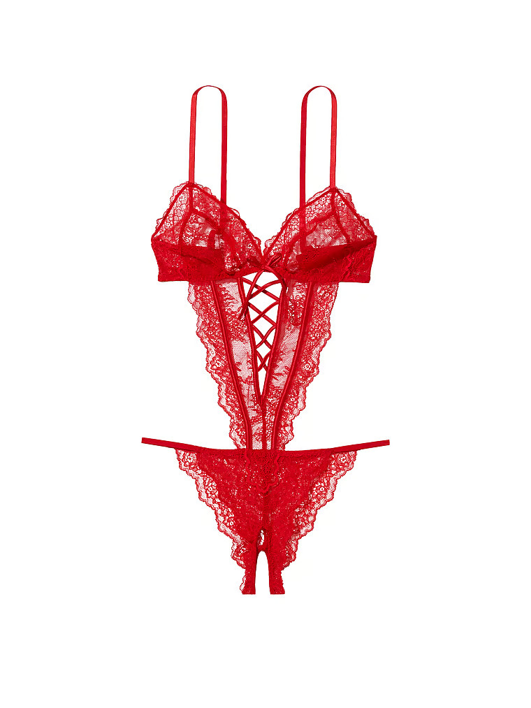 About Last Night Crotchless Teddy | Victoria's Secret (US / CA )