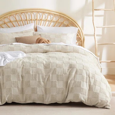 Bedsure Boho Shabby Elegance Jacquard Duvet Cover, Geometric Pattern | Wayfair North America