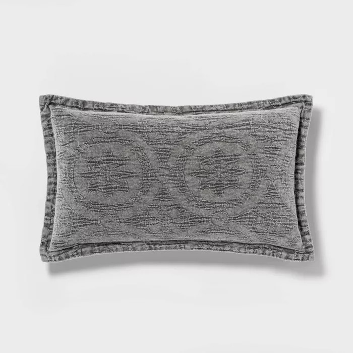 Washed Chenille Pillow - Threshold™ | Target