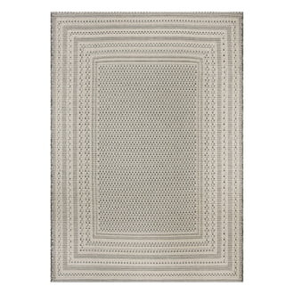 Better Homes & Gardens 7’x10’ Woven Gray Border Outdoor Rug | Walmart (US)
