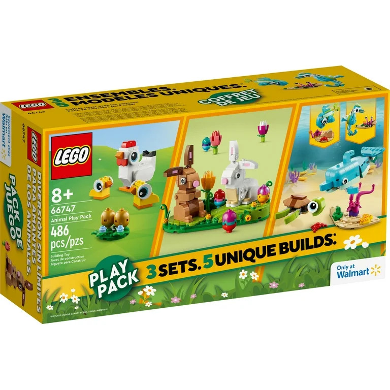 LEGO Animal Play Pack 66747 Easter Gift for Kids, Limited Time Deal | Walmart (US)