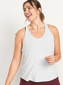 Breathe ON Slub-Knit Racerback Tank for Women | Old Navy (US)