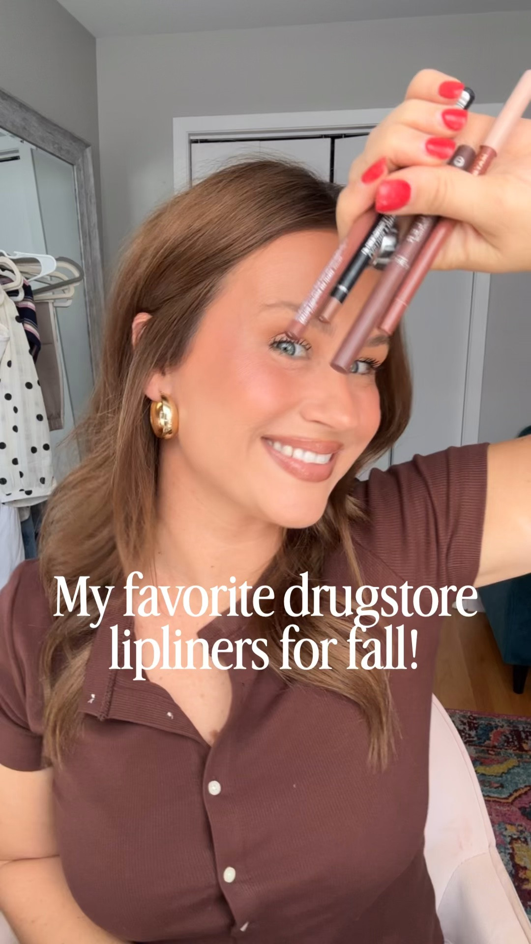 My favorite drugstore lipliners for fall! Save this if you need some affordable lip inspo for fall! Paired all of these lip liners with clear lip gloss. 

Maybelline lifter liner: player
Loreal lipliner: lasting plum
Elf lipliner: mauve aside
Rimmel lipliner: cappuccino 
Loreal blurfiller: mocha mousse 

#fallmakeup #drugstoremakeup #affordablebeauty #everydaymakeup #lipcombos

#LTKselfcare #LTKgrwm #LTKBeauty