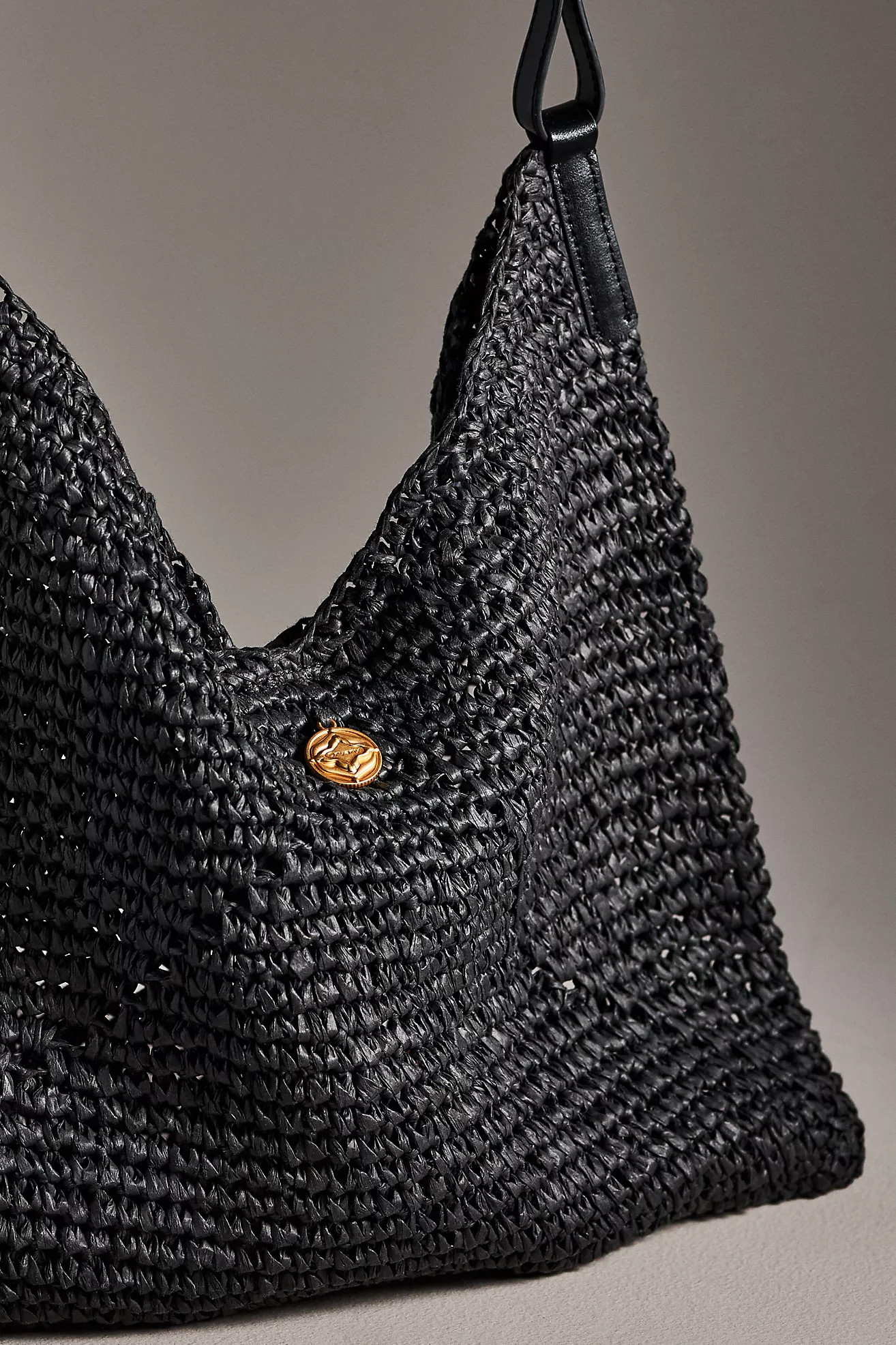 Oryany Raffia Triangle Shoulder Bag | Anthropologie (US)