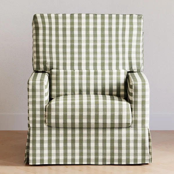 Crawford Upholstered Swivel Glider | Wayfair North America