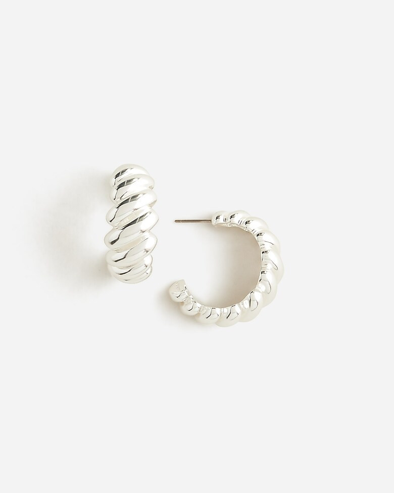 Spiral hoop earrings | J. Crew US