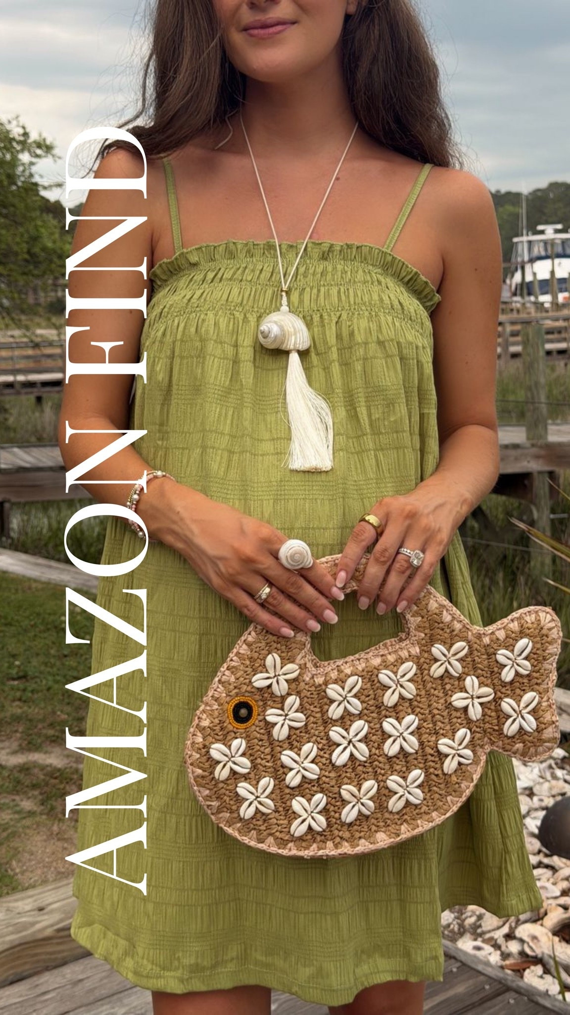 Amazon dress and bag 🤎🐚

#LTKdayinmylife #LTKootd #LTKmomlife