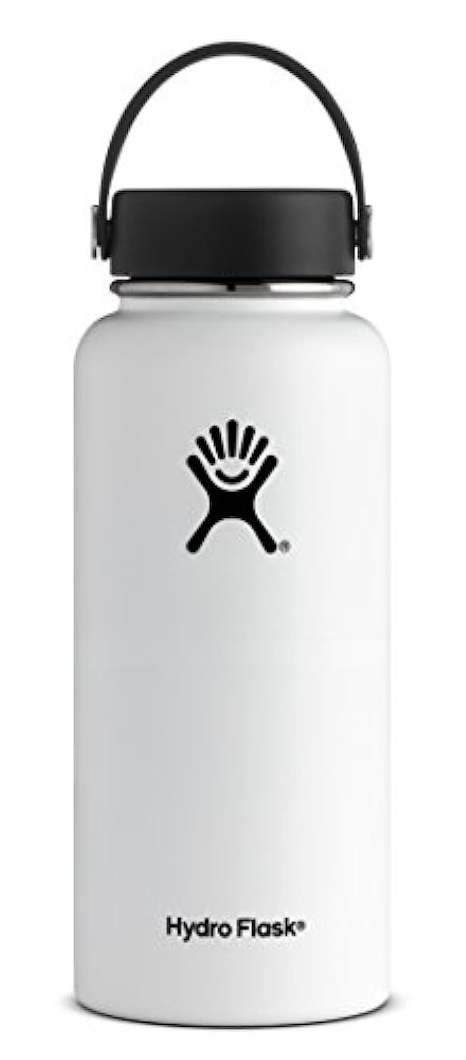 Hydro Flask FBA_W32TS110, 32 oz (946 ml) Wide Mouth, White | Amazon (US)