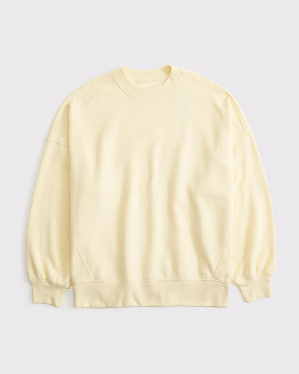 Women's Essential Oversized Sunday Crew | Women's New Arrivals | Abercrombie.com | Abercrombie & Fitch (US)