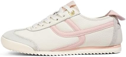 LUCKY STEP Women's Retro Fashion Sneakers Thin Sole Casual Walking Lightweight Tennis Trainers Ru... | Amazon (US)