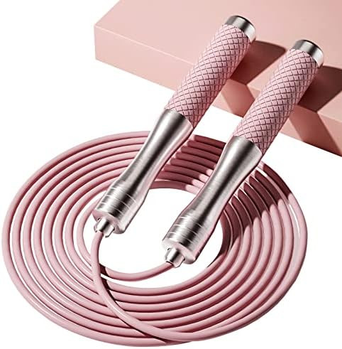 Speed Jump Rope for Fitness - Skipping Rope for Women Men Exercise with Adjustable Length Jumping Ro | Amazon (US)