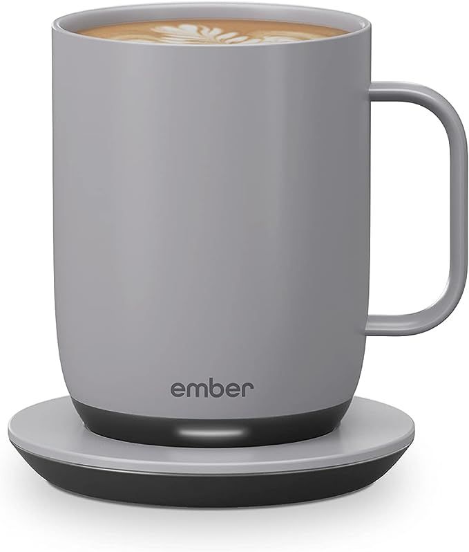 Ember Temperature Control Smart Mug 2, 14 oz, Gray, App Controlled Heated Coffee Mug | Amazon (US)