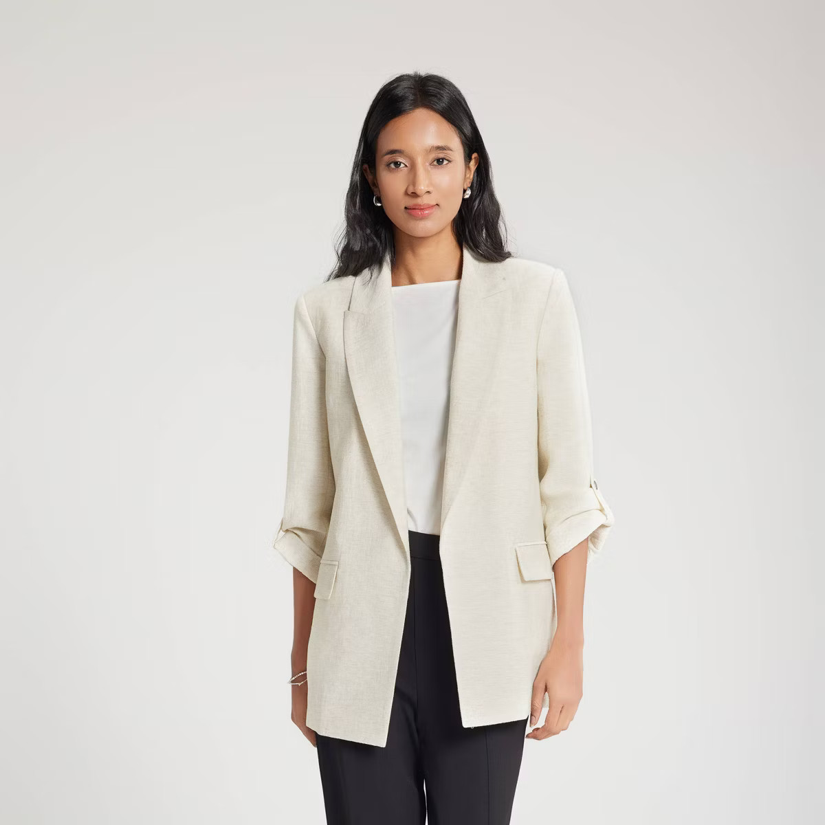 Women's Rolled Up Sleeve Blazer - A New Day™ | Target