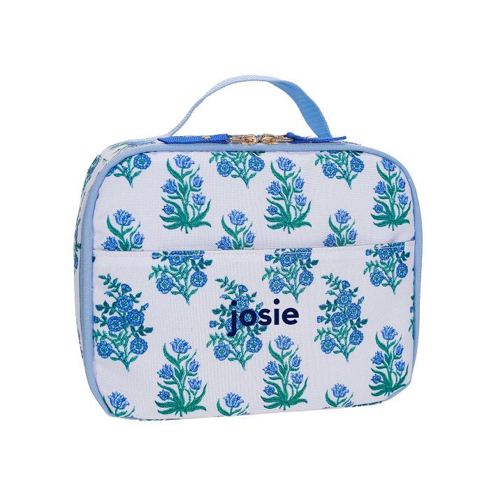 Colby Roller Rabbit Blue Floral Cold Pack Lunch Box | Pottery Barn Teen