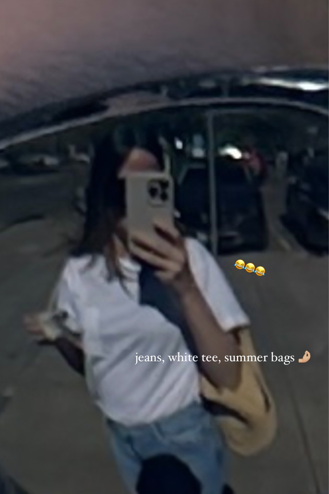Jeans, white tee, straw bag for summer 🤌🏼 

#LTKSeasonal #LTKFind #LTKitbag
