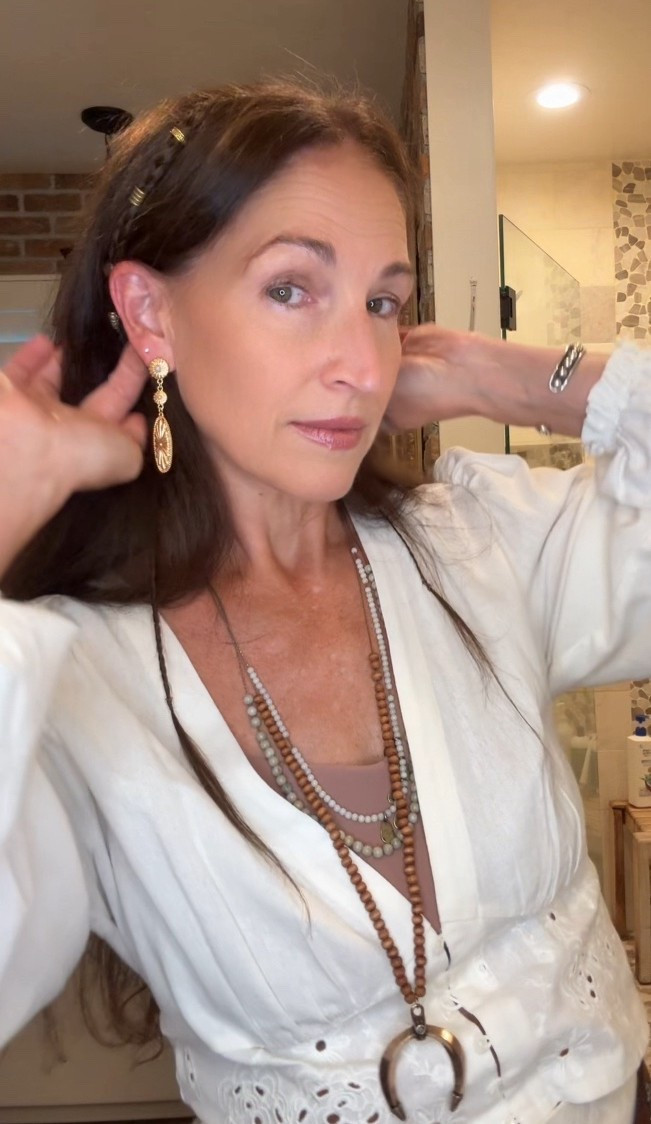 Best earrings I’ve bought in a long time and LOVE the price!!!  Sweet gold concho drop earrings. Versatile, western vibe, and not heavy!  Earring perfection 💗

#LTKFindsUnder50 #LTKWorkwear