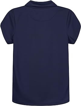 Nautica Girls' School Uniform Short Sleeve Performance Polo | Amazon (US)