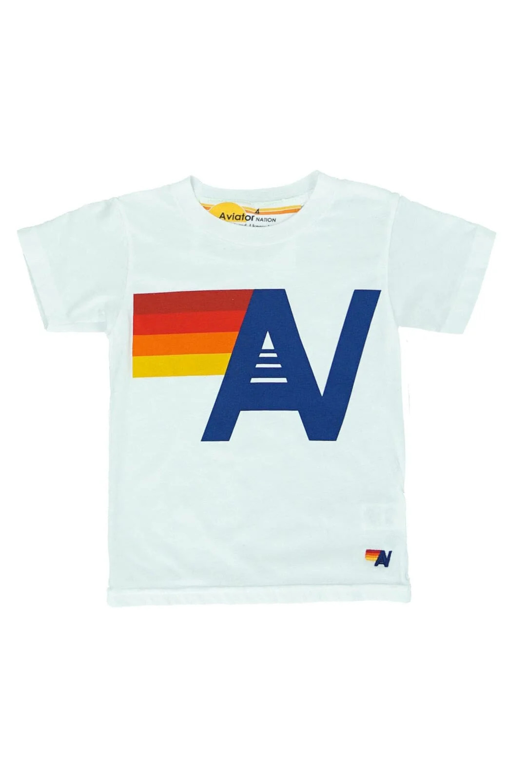 KID'S LOGO TEE - WHITE | Aviator Nation