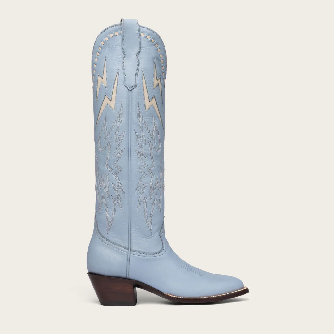Powder Blue & Bone Lightning Boot Limited Edition | CITY Boots