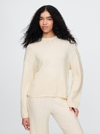 CashSoft Cable-Knit Sweater | Gap (CA)