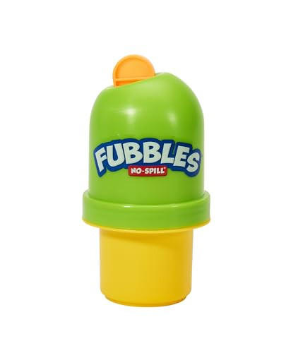 Little Kids Fubbles No-Spill Tumbler Includes 4oz Bubble Solution and bubble wand (tumbler colors may vary) Multicolor | Amazon (US)