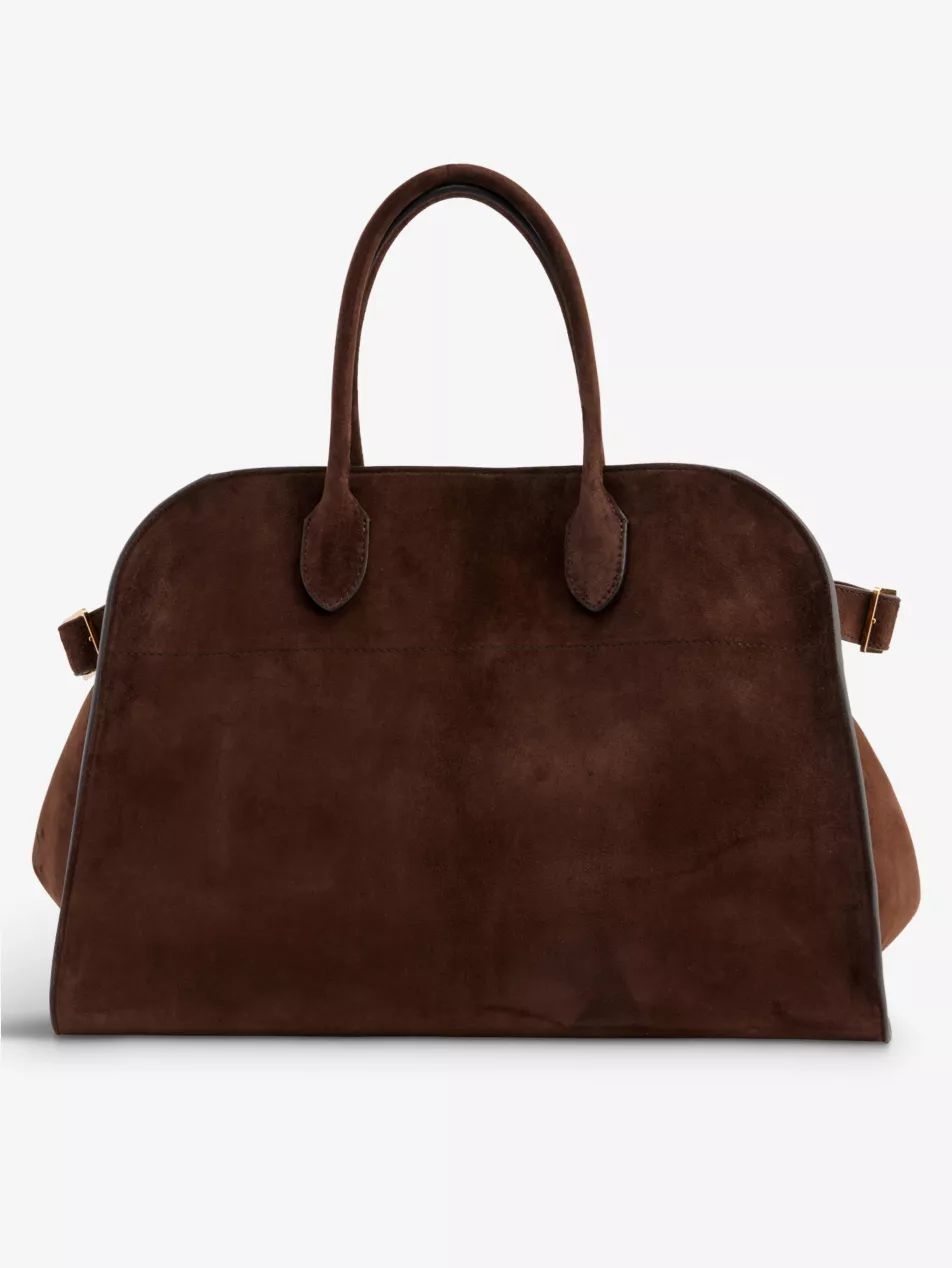Margaux Soft 15 suede-leather tote bag | Selfridges