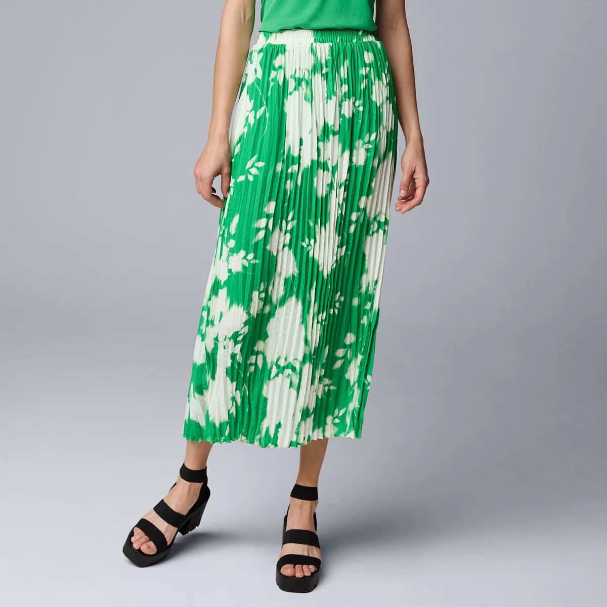 Women's Simply Vera Vera Wang Crinkle Maxi Skirt | Kohl's