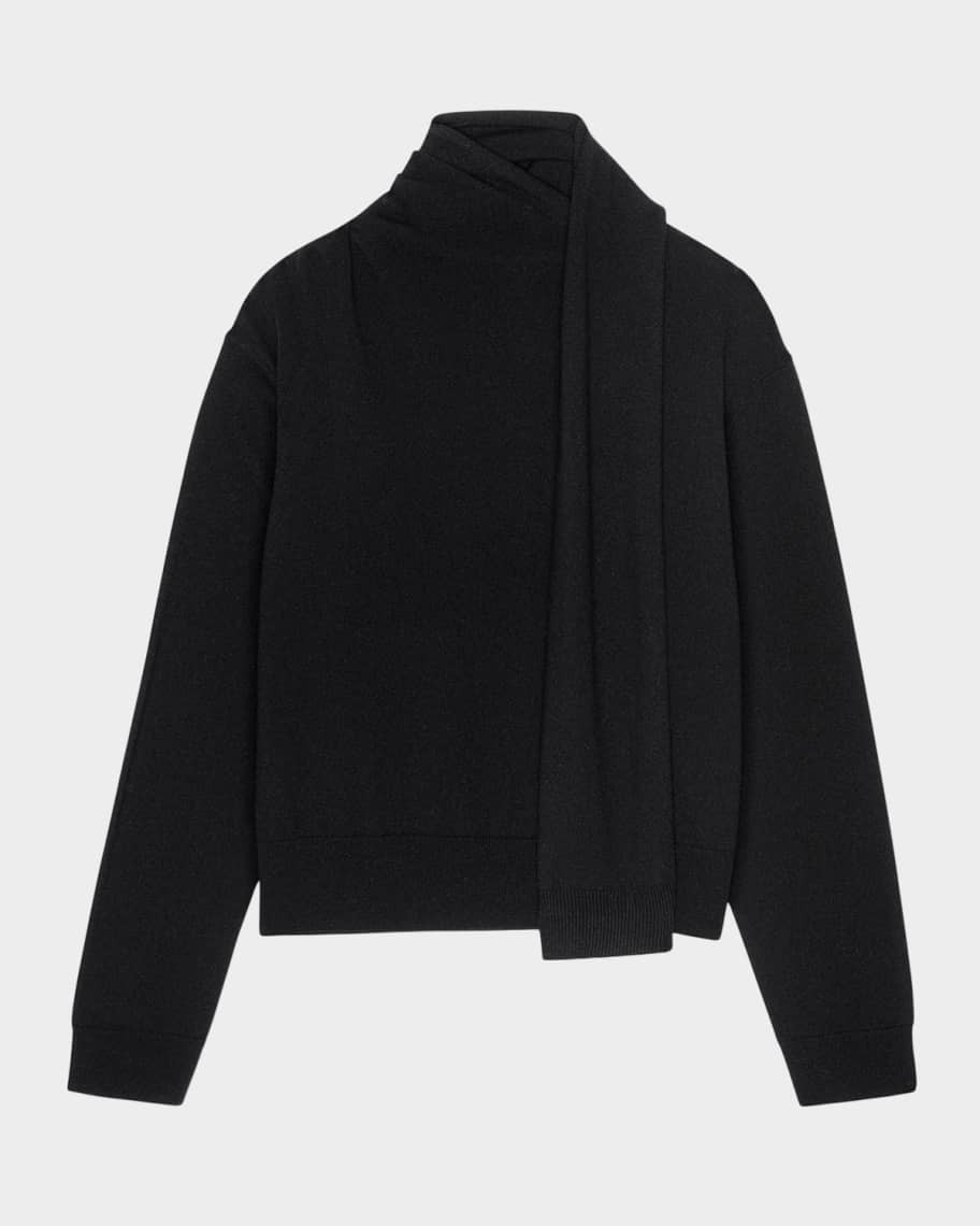 Cortina Wool-Cashmere Scarf Sweater | Neiman Marcus
