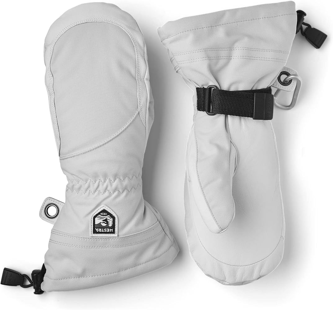 Hestra Women's Heli Ski Female Mitt, Leather Snow Mitten for Skiing, Snowboarding and Mountaineer... | Amazon (US)