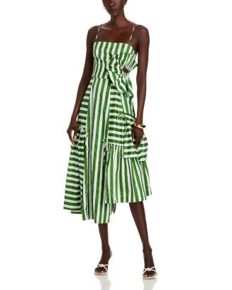 FARM Rio Tropical Flight Stripes Midi Dress  | Bloomingdale's Women | Bloomingdale's (US)