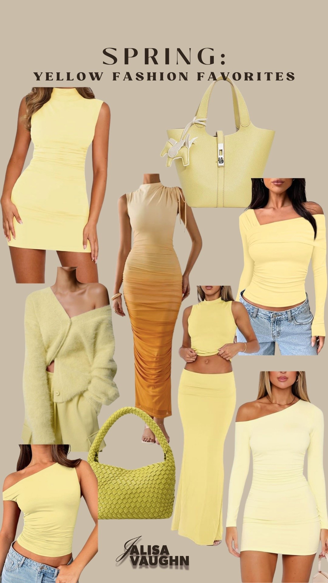 Yellow fashion finds for Spring capsule wardrobe!

#LTKootd