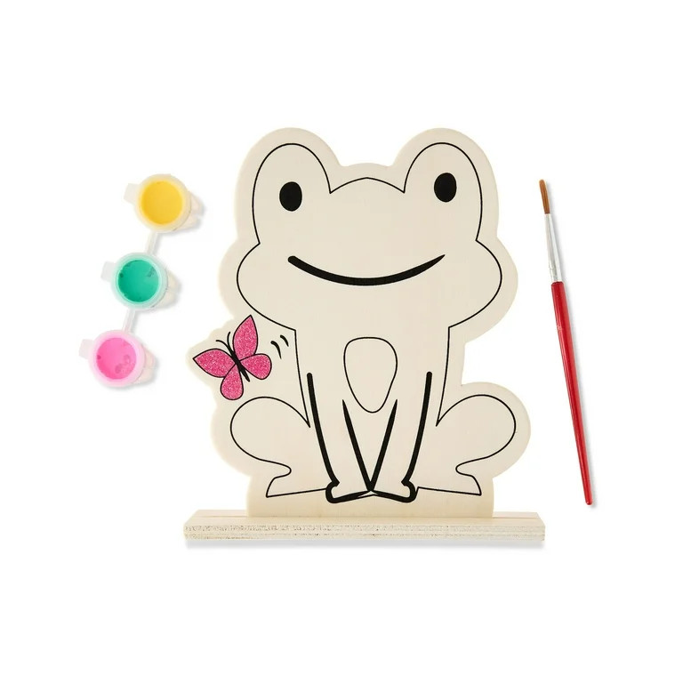 Easter Paint Your Own Wood Frog Standee Art Kit, by Way To Celebrate | Walmart (US)