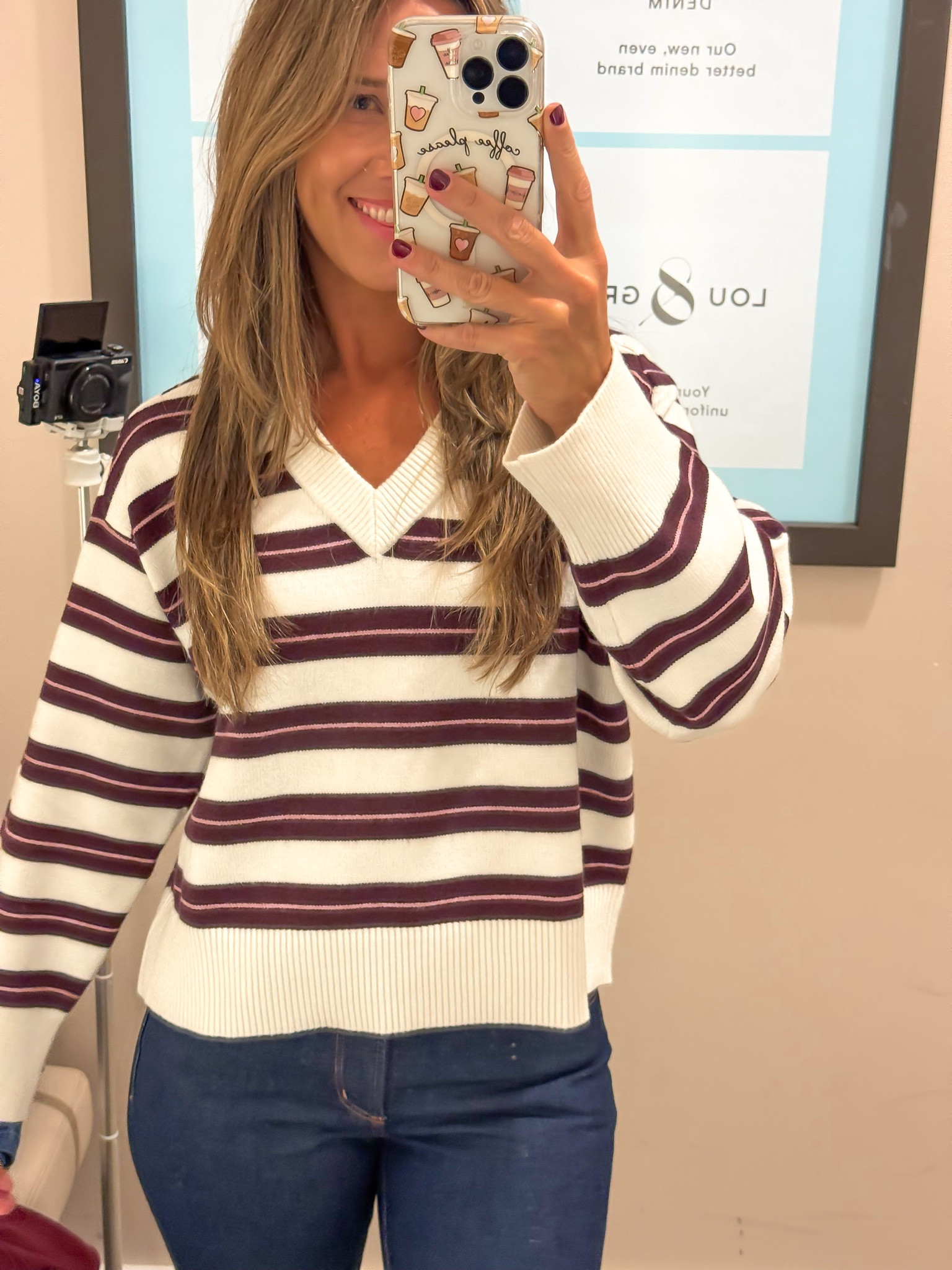 LOFT
50% OFF EVERYTHING + $25 MUST HAVE SWEATERS 
Sweater small

#LTKSeasonal #LTKSaleAlert