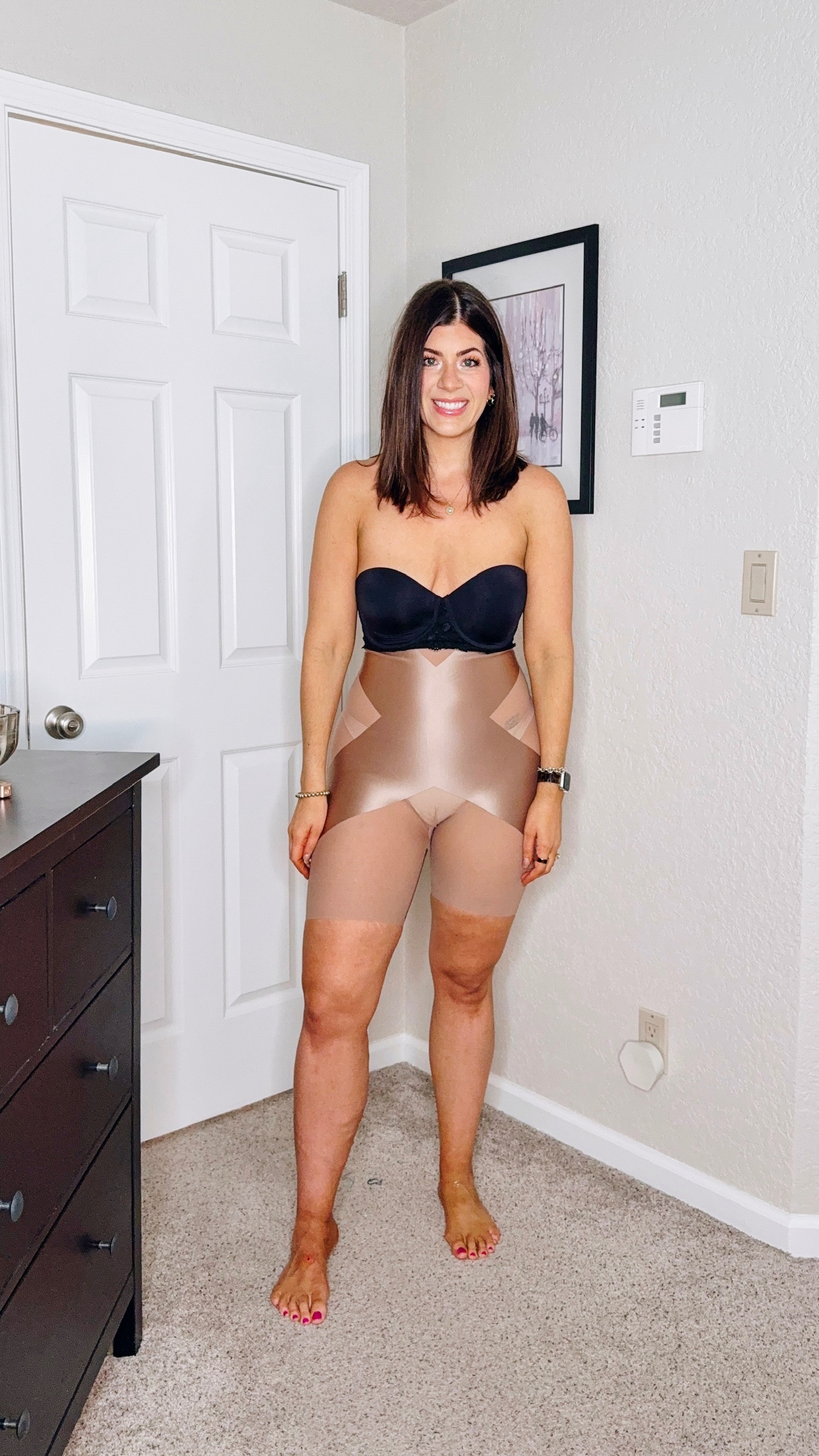 Spanx on sale for LTK spring sale! 
In a medium shaping short 

Shape wear, Undergarments, Midsize fashion, Affordable shape wear, Foundation garment, Shaping 

#LTKSpringSale #LTKMidsize #LTKStyleTip