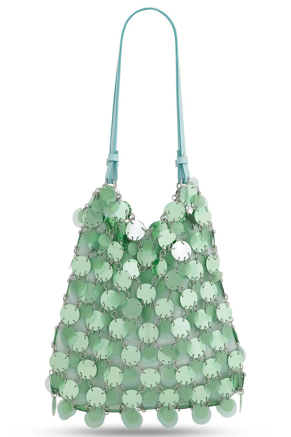 DISC SPARKLE SQUARE HANDBAG | RABANNE | Marissa Collections