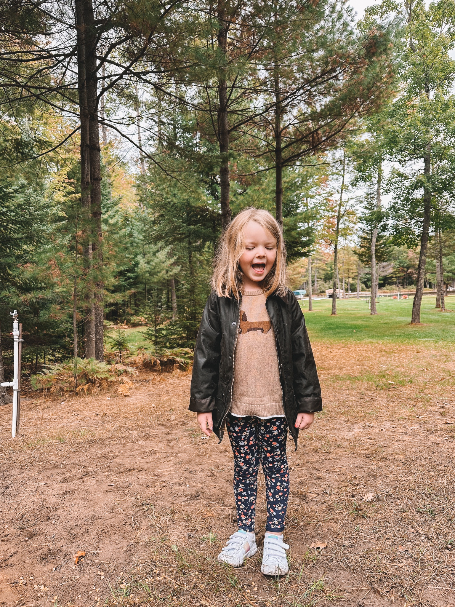 Nothing cuter than a kid in a Barbour! 🍁 Lots of styles on sale. Emma and Lucy wear little boys’ styles! Lucy wears an XXS and Emma wears a small, which is a size 6-7. (She’s 6 years old.) the dachshund sweaters are old from Janie & jack but I’ve linked some cute alternatives!