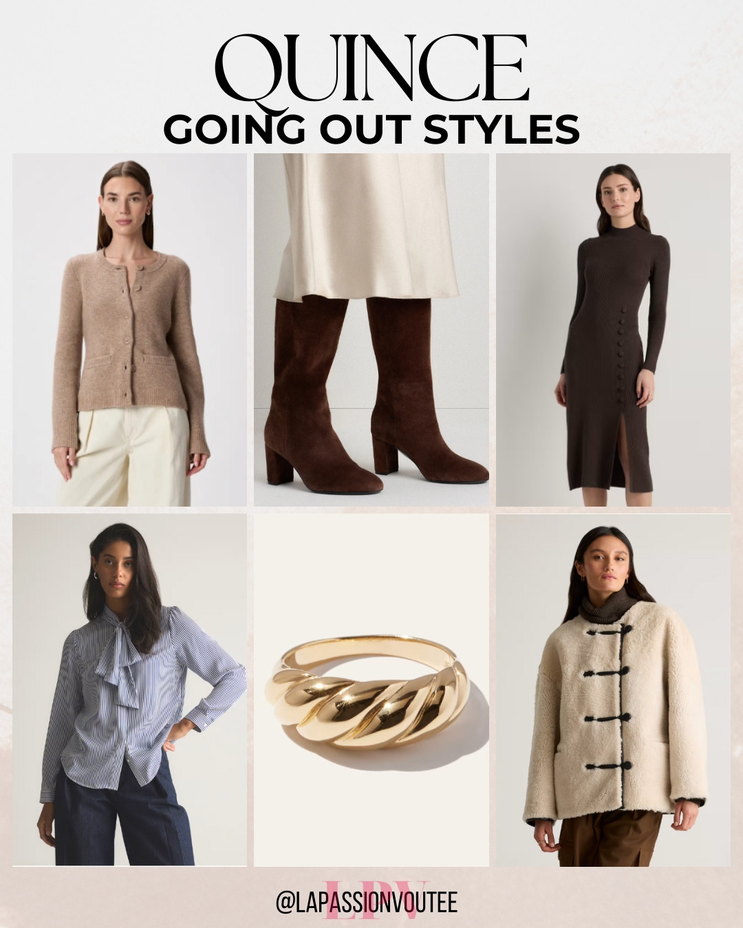 Quince date night styles are all about effortless sophistication. Clean silhouettes and quality fabrics make these pieces ideal for going out while still feeling comfortable and wearable. Perfect for creating a refined look that feels confident and intentional. 

 #LTKValentine #LTKootd