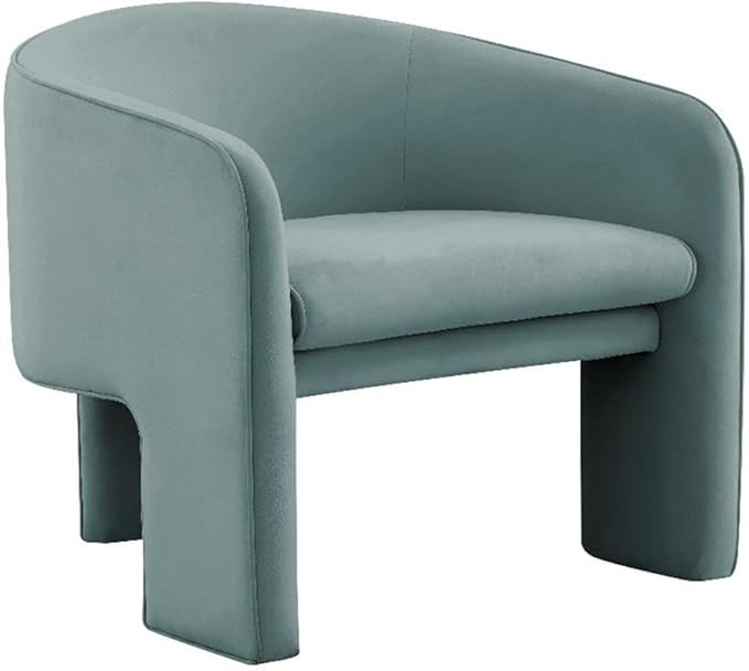 TOV Furniture Marla Sea Blue Velvet Accent Chair | Amazon (CA)