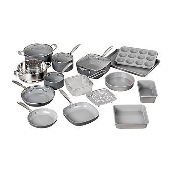 Granite Stone Pro Hard Anodized 20-pc. Nonstick Cookware and Bakeware Set | JCPenney