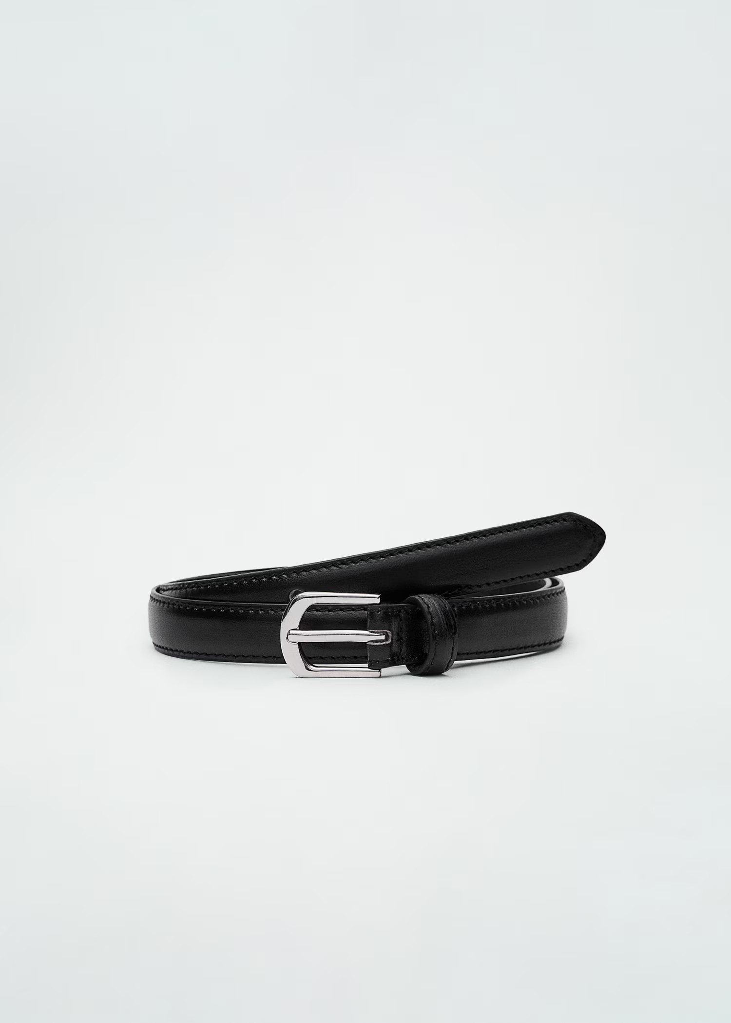 Leather skinny belt - Women | MANGO USA | Mango (US/MX/AU)