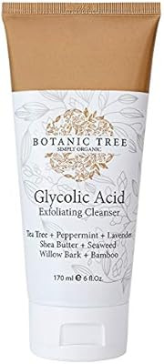 Glycolic Acid Face Wash Exfoliating Cleanser 6Oz w/10% Glycolic Acid- AHA For Wrinkles and Lines ... | Amazon (US)