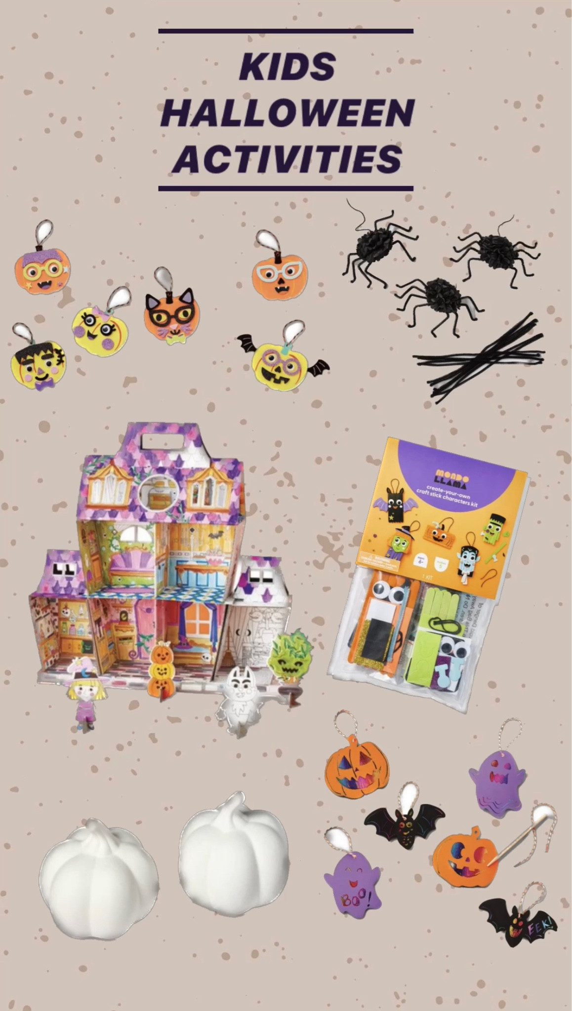 Target craft finds on SALE! BOGO 50% OFF! Perfect kids craft activity for fall, halloween and pumpkins 

Preschool crafts, kid activities, halloween fun 

#LTKSeasonal #LTKunder50 #LTKHalloween