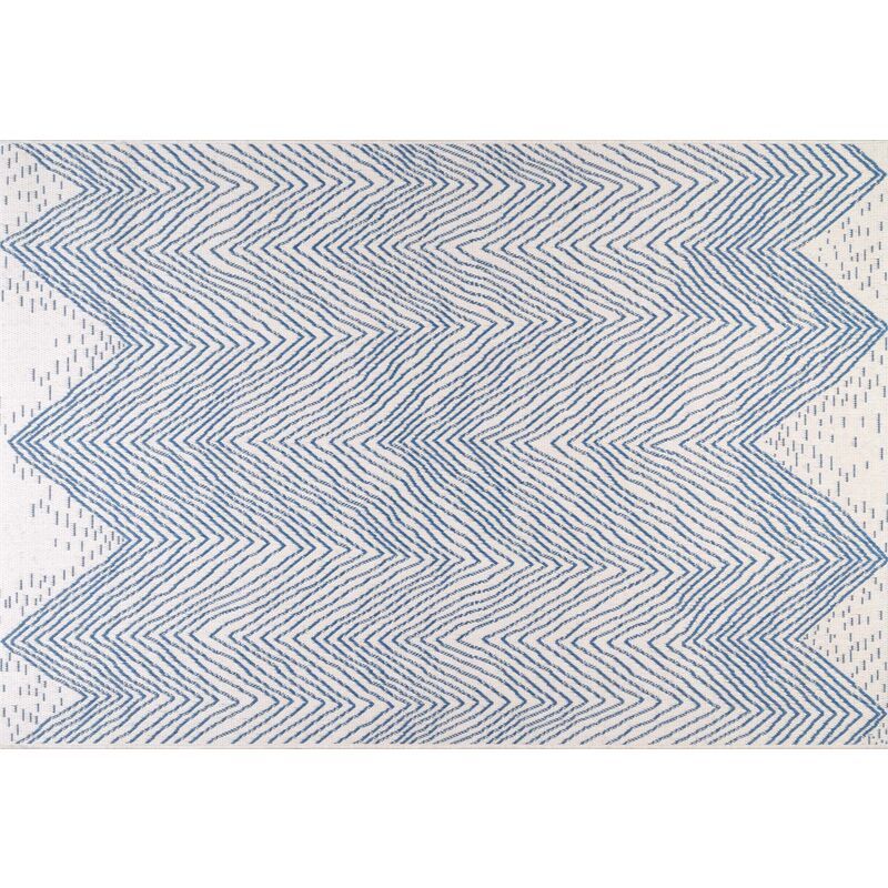 Brixi Outdoor Rug, Blue | One Kings Lane