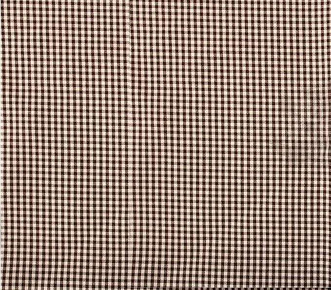 Poly Poplin Gingham Fabric Mini Checkers 58" Wide Sold by The Yard (Brown) | Amazon (US)