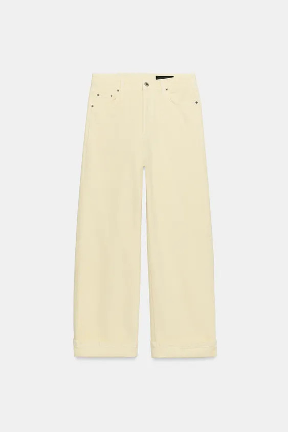 ZW COLLECTION MID-WAIST BAGGY JEANS | Zara UK