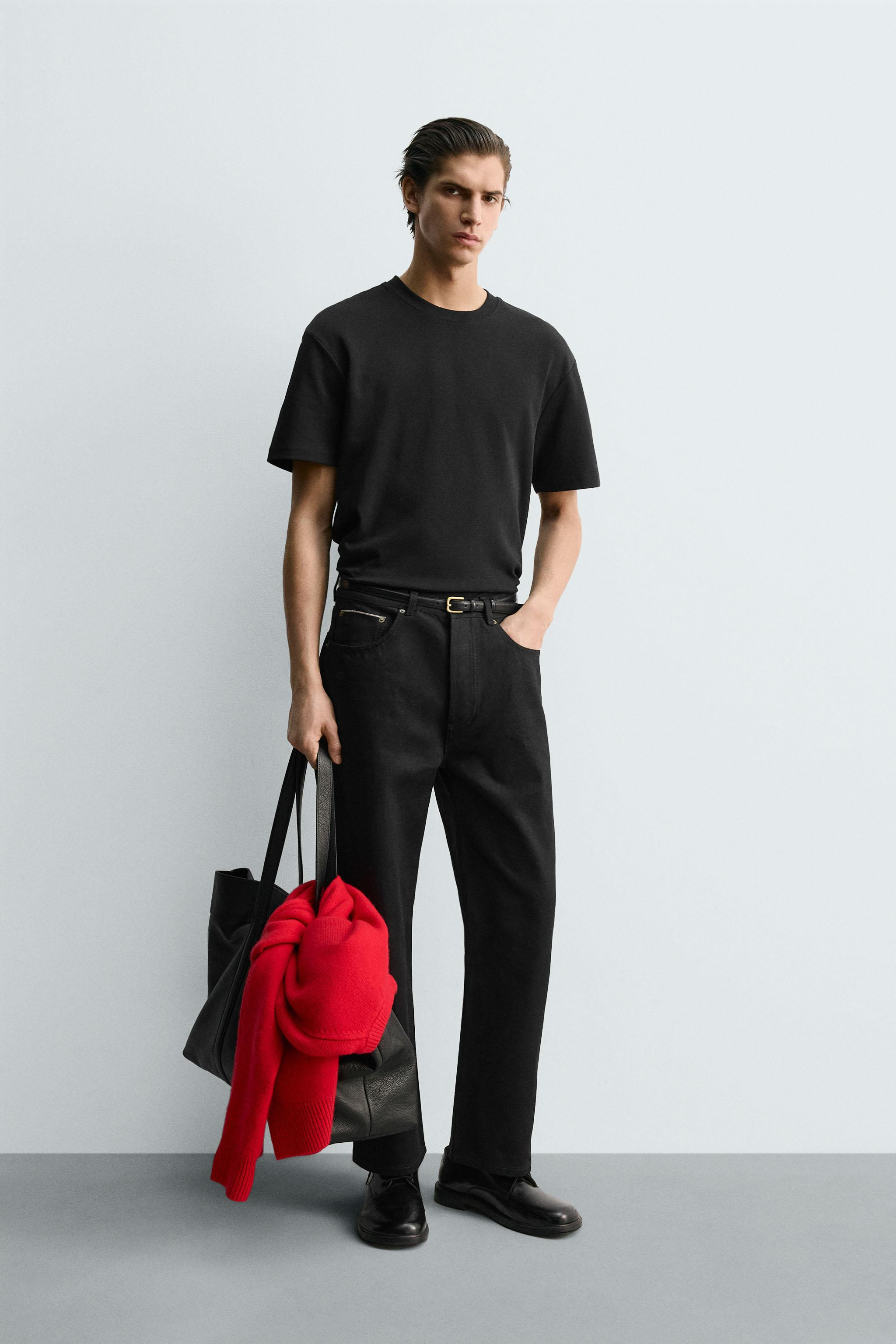 RELAXED FIT INTERLOCK T-SHIRT /04 | Zara US
