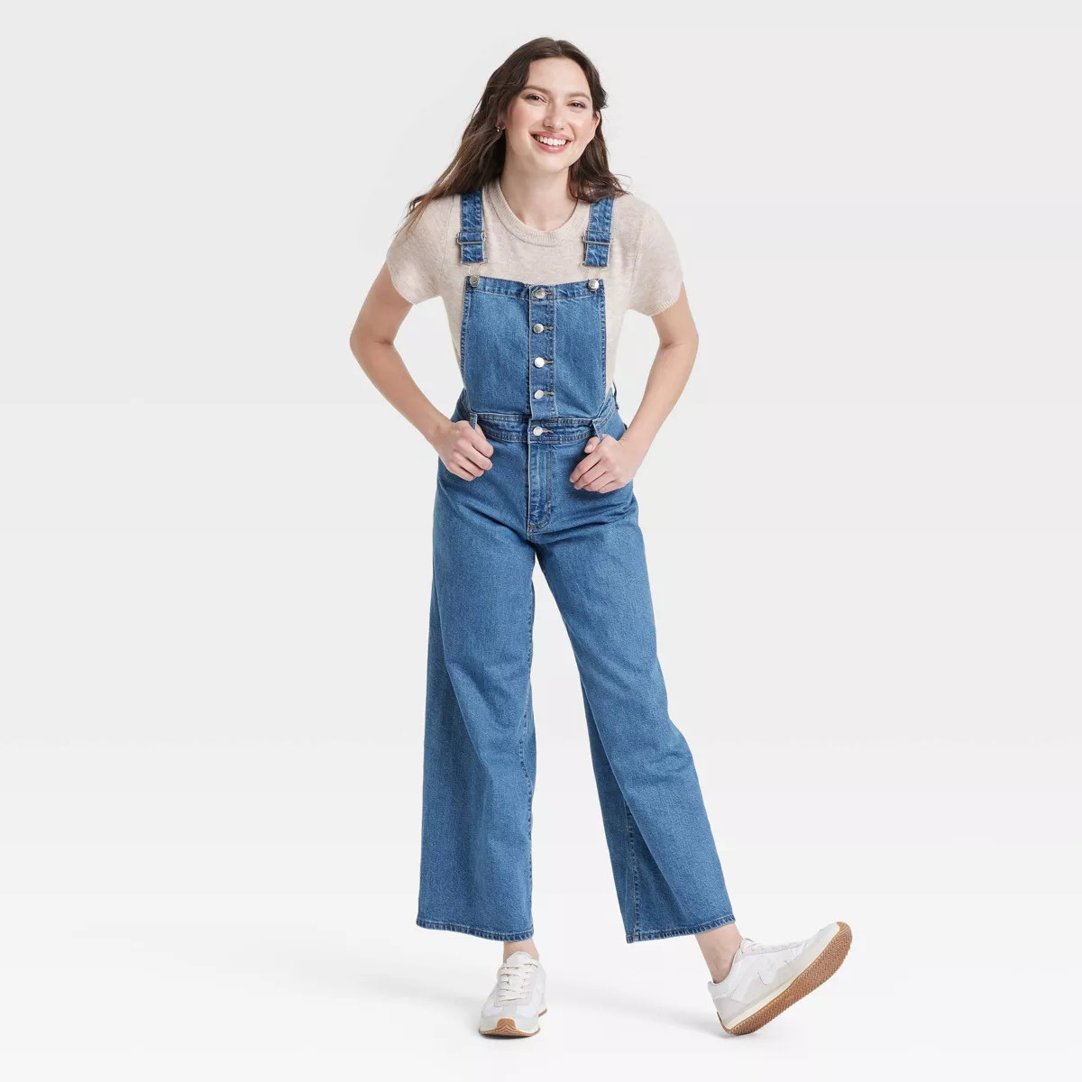 Women's Denim Sailor Overalls - Universal Thread™ | Target