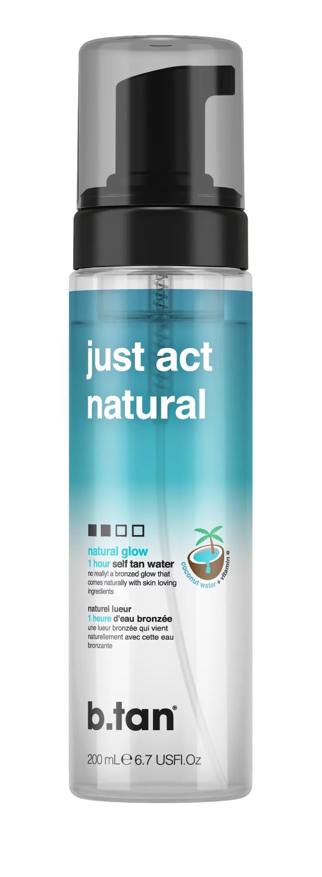 b.tan Just Act Natural Self Tan Mousse, 6.7 fl oz | Walmart (US)