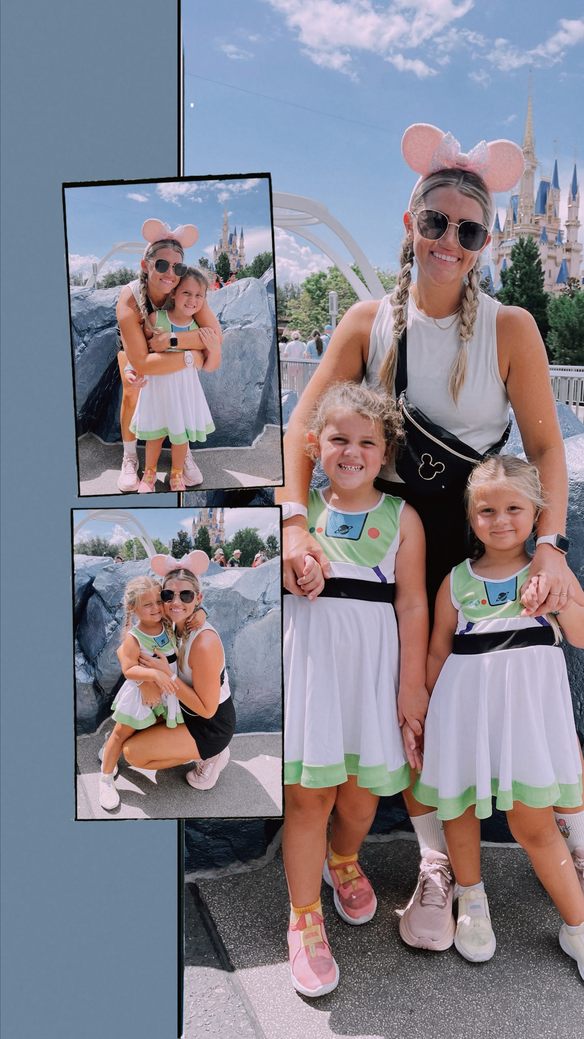 Our Disney outfits today!! Size S tank / M shorts and bra // 